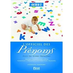 L'Officiel des pr�noms : de A � Z, plus de 18000 pr�noms
