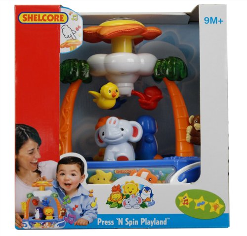 Buy Now at Amazon.com: Shelcore Press N Spin Playland