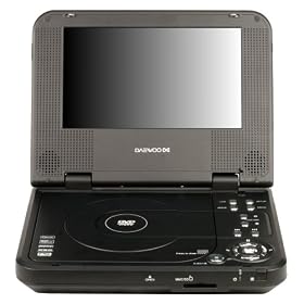 Daewoo DPC7600 - 7inch Portable DVD player with card reader