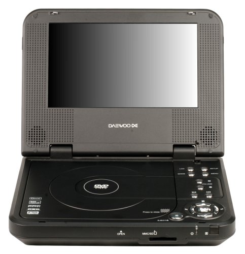 Daewoo DPC7600 - 7inch Portable DVD player with card reader