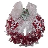 Cinnamon & Peppermint Twist Candy Wreath