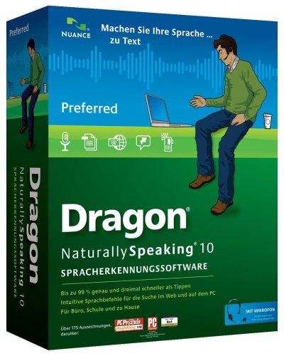Dragon NaturallySpeaking Preferred Education inkl. Headset (Schüler, Lehrer und Studenten)