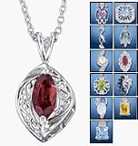 Avon Sterling Silver Birthstone Necklace April - Diamond