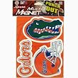 Florida Gators NCAA Multi Magnet Sheet 3 Magnets