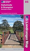 Haltwhistle and Brampton, Bewcastle and Alston (Landranger Maps) (Landranger Maps)