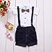 Bundle Monster Stylish 5in1 Adjustable Boys Bow Tie Collection - Various Designs