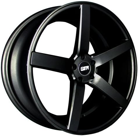 20X9/10.5 STR607 GLOSS BLACK WHEELS 5X114.3 RIMS FITS CUSTOM BOLT PATTERNS