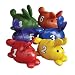 Count N Bags Bean Bag Bunnies Numbered 1 Through 6 - Set of 6 - Assorted Colors