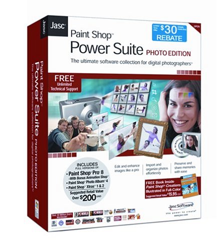 JASC Paint Shop Power Suite 8 Photo Edition