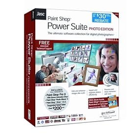 Click here to buy JASC Paint Shop Power Suite 8 Photo Edition by Jasc Software.