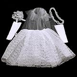 Puppet Workshop Girls White Bride Kit Halloween Dress-up One-Size Girl