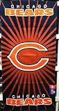 NFL Chicago Bears Sunburst Fiber Reactive Beach / Bath Towel
