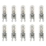 Produkt-Bild: "230V Hochvolt Halogen Stiftsockellampe G9, 40Watt, 10 St&uuml;ck"