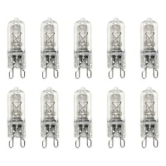 "230V Hochvolt Halogen Stiftsockellampe G9, 40Watt, 10 St�ck"