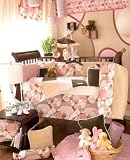Scribbles 5 Piece Crib Bedding Set by Glenna Jean PINK
