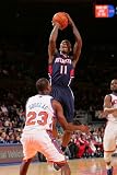 Atlanta Hawks v New York Knicks: Toney Douglas and Jamal Crawford Photographic Poster Print by Jeyhoun Allebaugh, 8x12