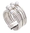 SilverBin Sterling Silver High Polish Stacked Ball Rings