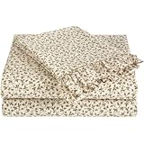 Laura Ashley, Glenmoore Collection, 100-Percent Cotton Sheet Set, Twin