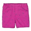 Newborn Girls' DwellStudio for Target® Embroidered Bermuda - Red