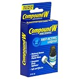 Compound W Wart Remover, Maximum Strength, Fast-Acting Liquid, 0.31-Ounce (Pack of 2)