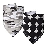 Bazzle Baby Bandabib Set - Black Spot/ Camouflage