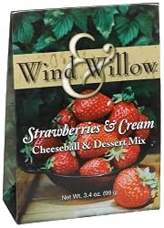 Wind & Willow Strawberries & Cream Cheeseball, 3.4-Ounce Boxes (Pack of 6)