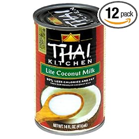 Thai Kitchen Pure Coconut Milk Lite, 14-Ounce Unit (Pack of 12)