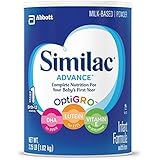 Similac Advance Infant Formula with Iron, Powder, One Month Supply (3 Packs of 36 Ounces)