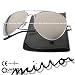 Apparel : Premium Mirrored Aviator Sunglasses + Case