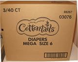 Cottontails Baby Diaper Mega Pack, 120pcs