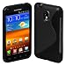 CIMO (TM) S-Line Soft Shell TPU Case for Samsung Galaxy S II, Sprint Epic 4G Touch - Black