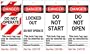 Ideal 44-848 Economy Vinyl Lockout Tags