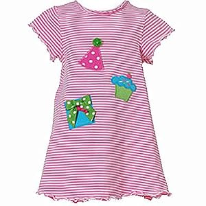 Infant Girls Clothes PINK BIRTHDAY Outfit Top Bloomer Set Girl 12-24M