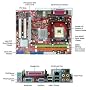 MSI 945GCM478-L SOCKET 478, MS-7536 DDR2 Motherboard