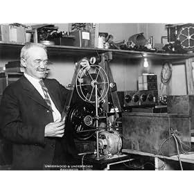 1928 FIRST TELEVISION BROADCAST PROJECTOR JENKINS PHOTO