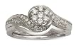 14K White Gold Diamond Wedding Set - 0.50 Ct.