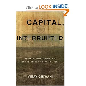 Capital, Interrupted: Agrarian Development and the Politics of Work in India Vinay K. Gidwani