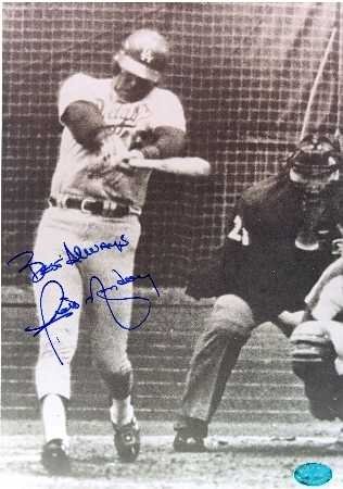 Rick Monday Autographed/Hand Signed 8x10 Photo (Los Angeles Dodgers) 1981 NLCS Winning Home Run
