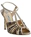 Jimmy Choo natural snake 'Raven' peep toe sandals