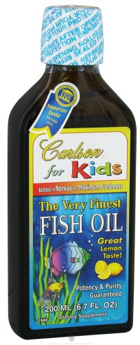 Carlson For Kids Very Finest Fish Oil Lemon, 200ml