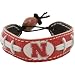 Nebraska Cornhuskers Team Color Football Bracelet