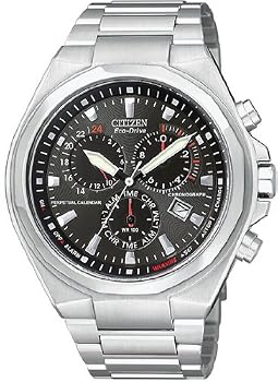 Citizen #BL5410-59E Men's Eco Drive Stainless Steel Perpetual Calendar Chronograph Watch