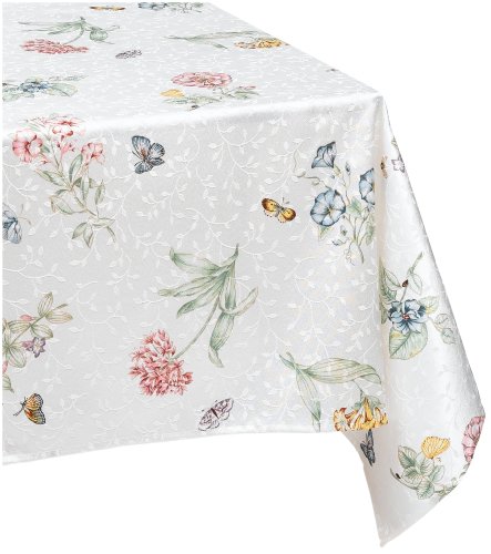Lenox Butterfly Meadow 60-inch by 102-inch Oblong / Rectangle Tablecloth