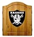 Imperial Oakland Raiders Licensed Solid Pine Cabinet and Bristle Dartboard Set Image