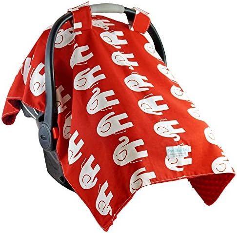 Multipurpose Car Seat Canopy Elephants (Red)