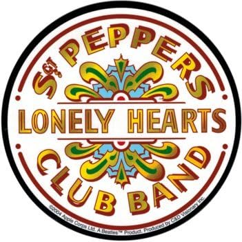 Beatles Stickers Album Cover Sgt Pepper Drum