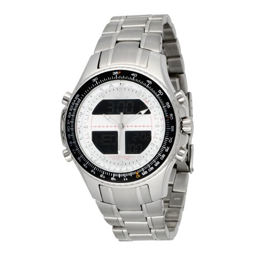 Sartego Men's SPW15 World Timer Quartz Chronograph Watch