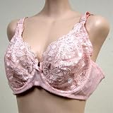 Venus $68 PINK SEXY FLORAL FULL COVER BRA #4002 sz 42C 46C