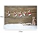 LB Christmas Backdrops for Photography 7x5ft Poly Fabric Christmas Hat on The Wood Wall Photo Backdrops for Home Party Pictures Customized Photo Background Studio Props
