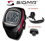 Sigma Sport Pulsmesser Pulsuhr PC3 PC 3 black/rot - 